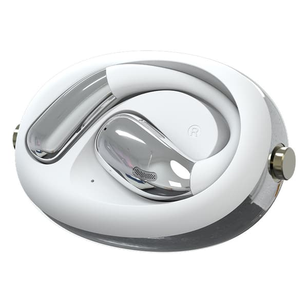 AI Oversættelses Earbuds - Hvid A60 Open-Ear Trådløs Bluetooth White White