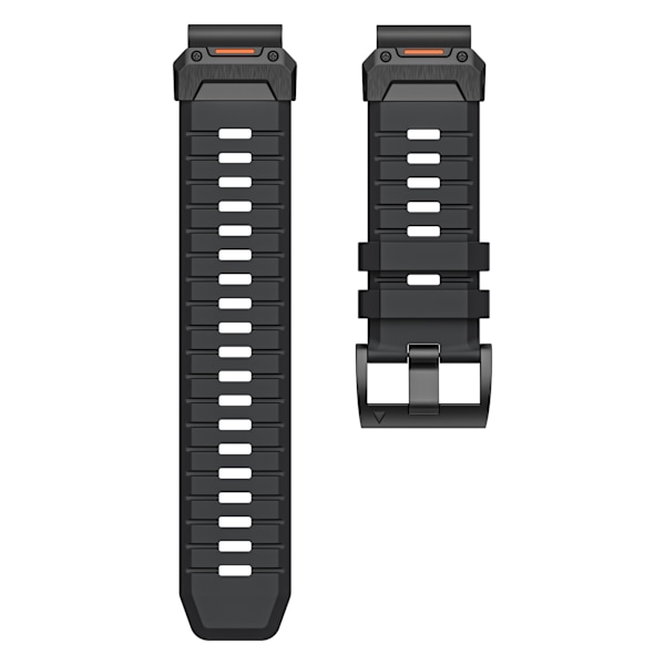 22 mm Klockarmband för Garmin Fenix 3/5/5X/6X/7X Svart