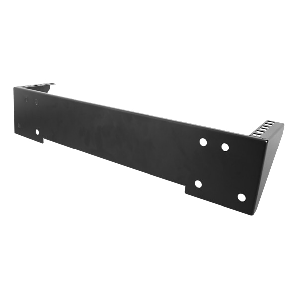 19" Vertical wall bracket, 2U, max 60kg, steel construction