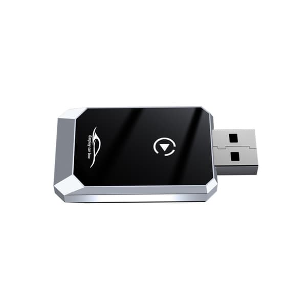Smart Bilforbindelsesboks: Trådløs CarPlay & Android Auto 2-i-1 Adapter, Kompatibel med Biler Silver Silver