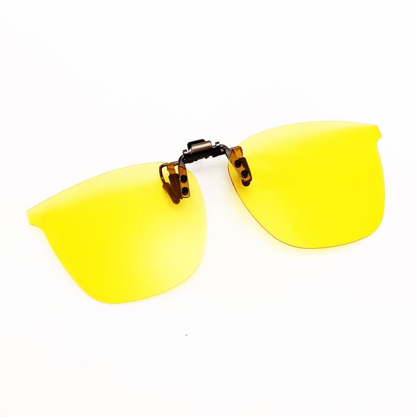 Polariserade Clip-on Solglasögon Yellow Yellow