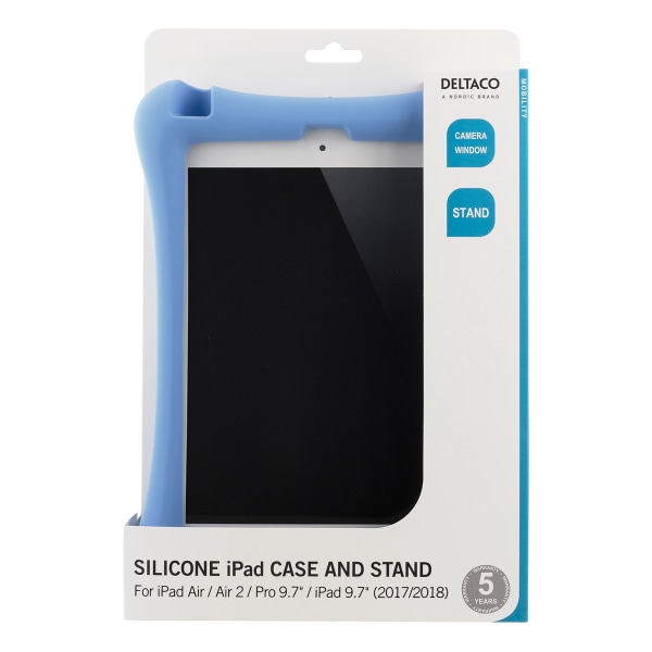 Silicone case, iPad Air/Air 2 , Pro 9.7", iPad 9.7", blue