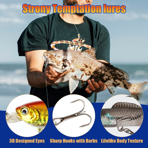 Fishing Lure Mystery Box - 24 stk