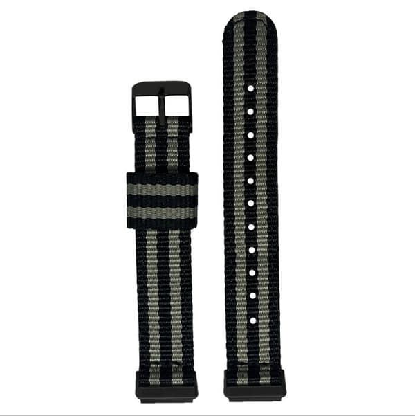 Huawei Nylon Canvas Watch Strap Black + gray dots 8 Black + gray dots