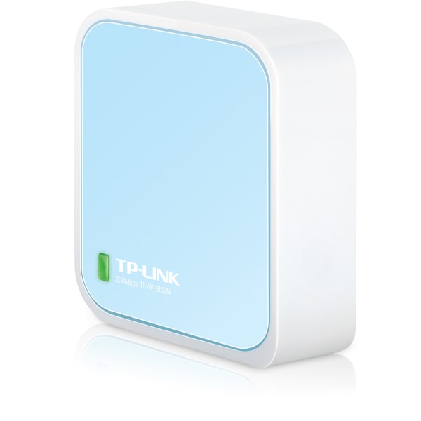 TP-LINK TL-WR802N, trådlös nano N-router, vit