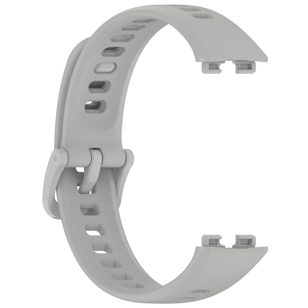 Officiel silikonerem til Huawei Band 10/9/8 Grey Grey