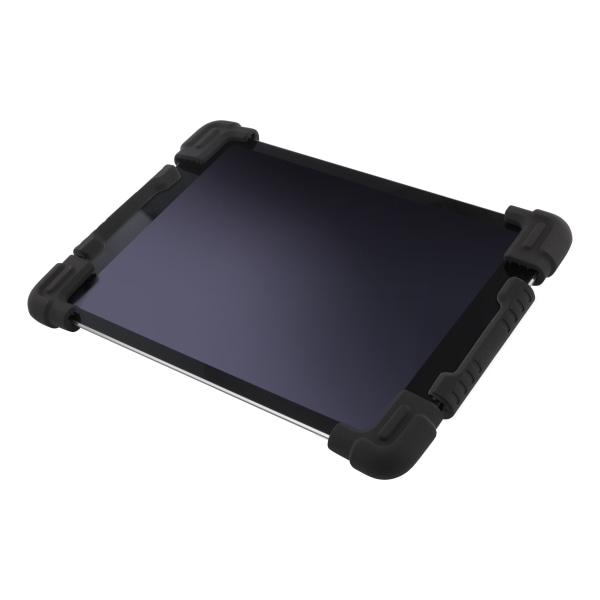 Case in silicone for 7-8" tablets, stand, black