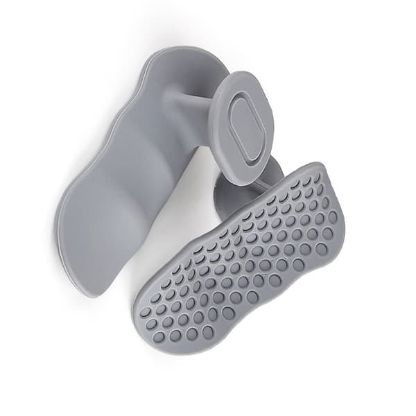 Silikon Handflateskydd för Tyngdlyftning Grey Grey