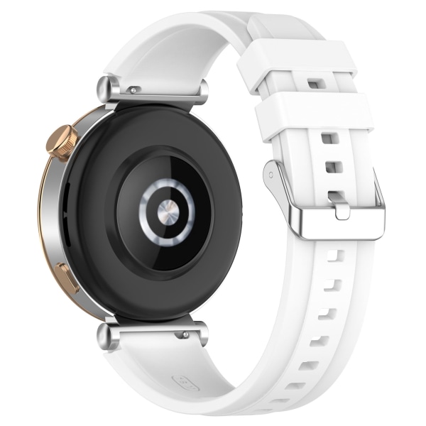 Silikonarmband för 22 mm Huawei GT4 46 mm/Watch 4/Watch Ultimate/GT3 SE Vit