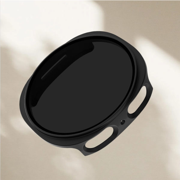 Näytönsuoja Samsung Watch8 -kelloon, PC-kotelo, iskunkestävä, naarmuuntumaton, useita kokoja Musta S