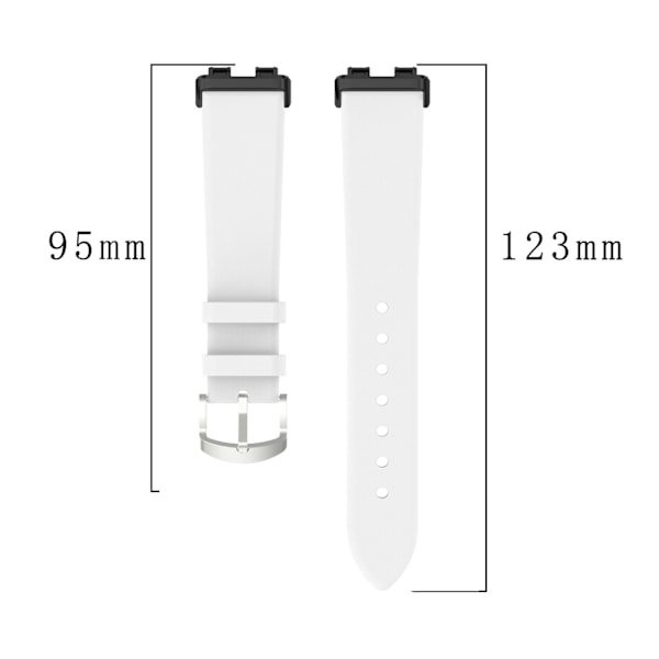 Urrem split læder Huawei band 8 Hvid