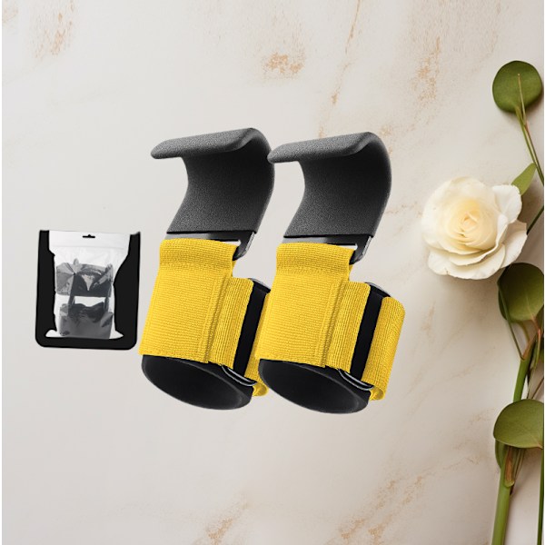 Upgraded Lifting Grips Straps for Pull-Ups - 2 Pack Gul