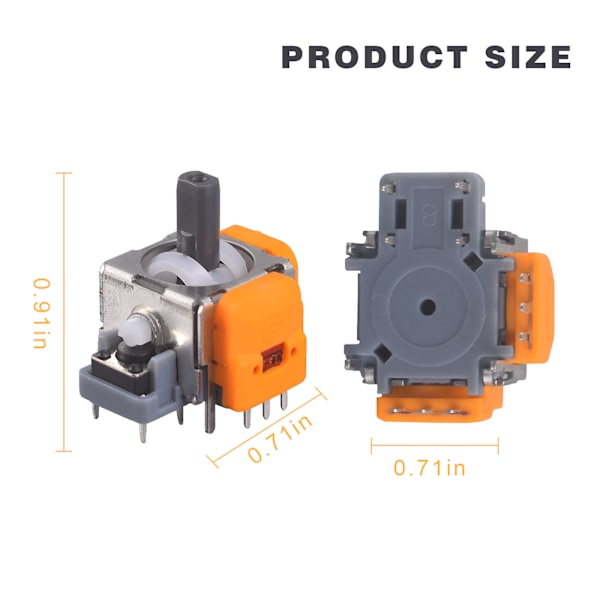 Ersättningssats för Hall Sensor Joystick för PS5-kontroller model 2