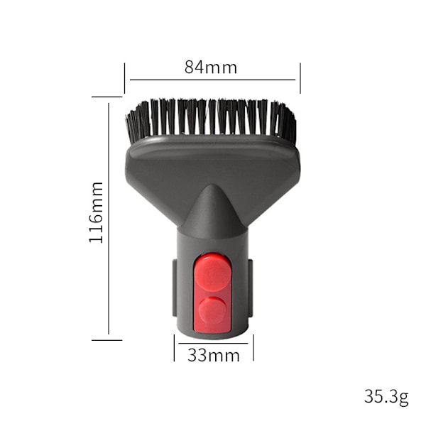 Dyson dammsugarborste med hårda borst