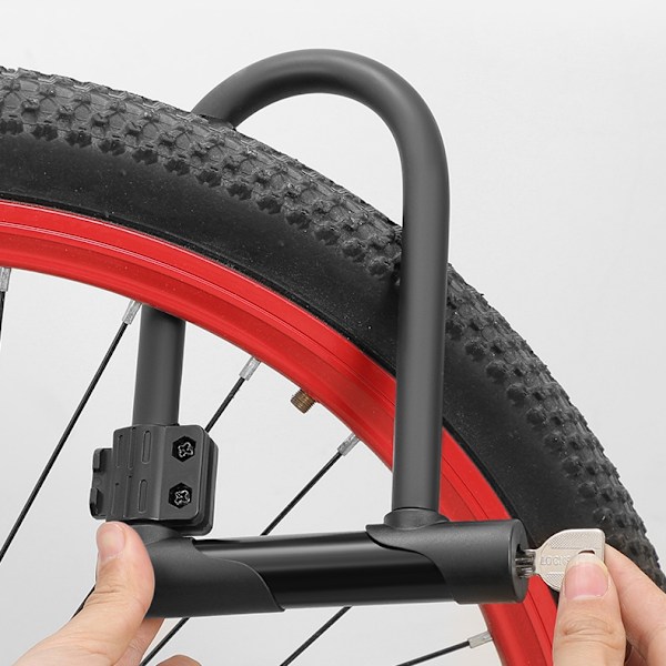 Cykel U-Lock med monteringsbeslag