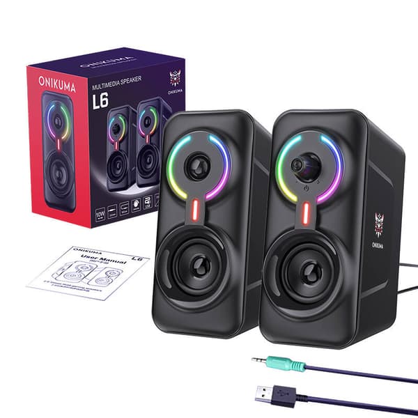 ONIKUMA L6 Multimedia Gaming Högtalare med BT5.0