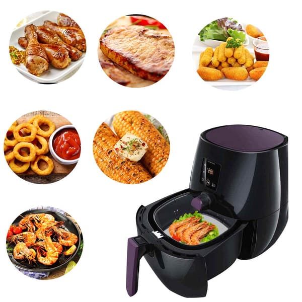 Engångs bakpapper för Airfryer non-stick 18 cm 100-pack White White