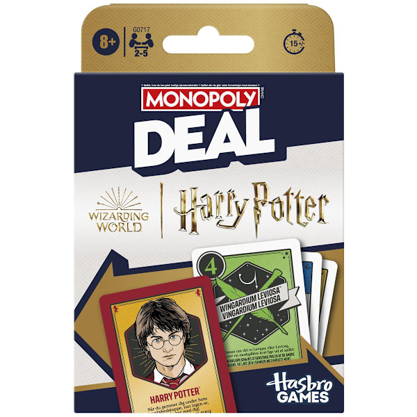 Korttipeli Monopoly Deal Harry Potter (NO/DK)