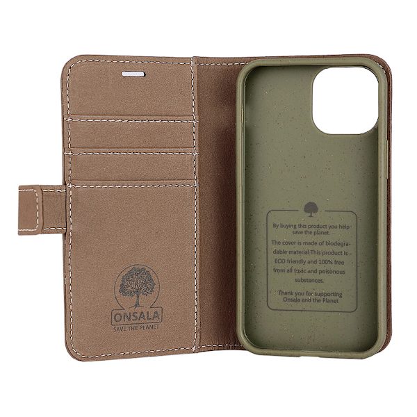 Mobilfodral Eco Brun - iPhone 13 Mini