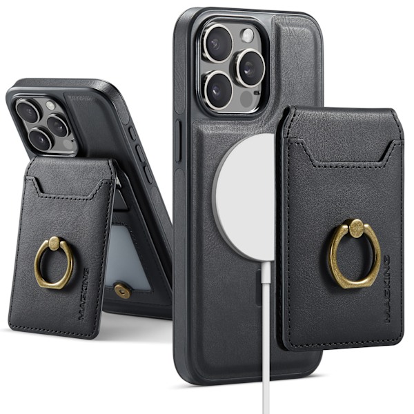 K1 Magnetisk Etui til iPhone 16 Plus - Sort