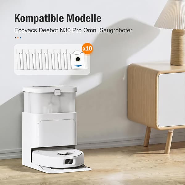 Ecovacs Deebot N30 Pro Omni Støvsugerposer (10-pak)