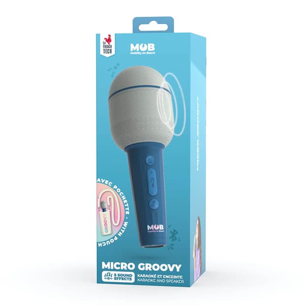 Karaoke MIC Groovy Blue