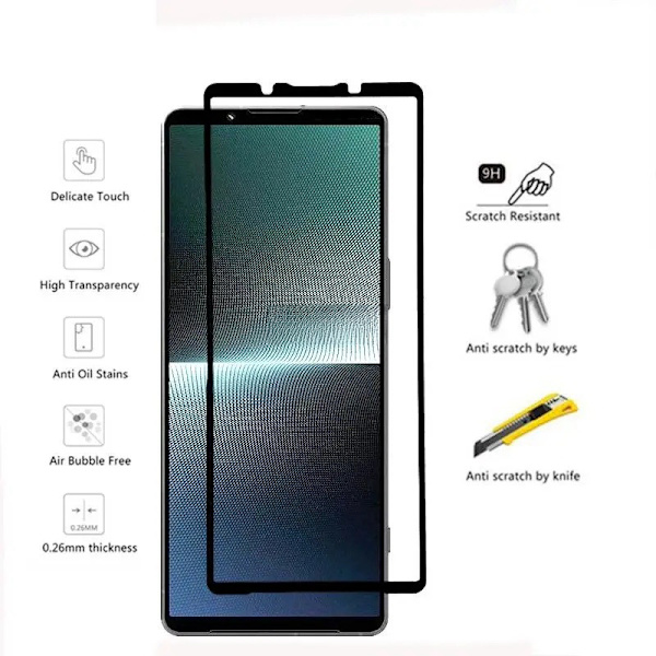 Karkaistu lasi näytönsuoja Sonylle Sony Xperia 5 V