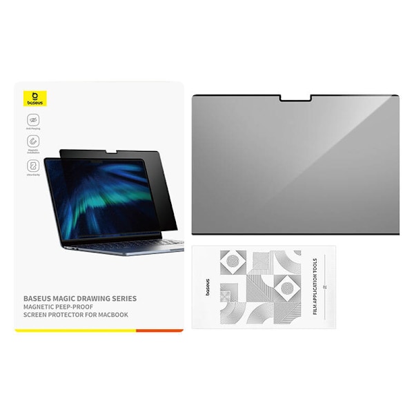 Skärmskydd Baseus Magic Drawing för MacBook Pro 13" (2022) + rengöringskit (klar)