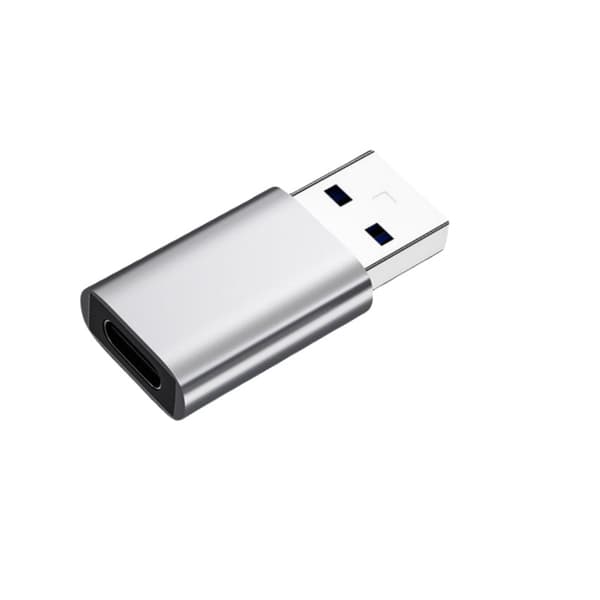 USB 3.0 uros - Type-C naaras -sovitin digitaaliseen ääneen (2 kpl) Grey Grey