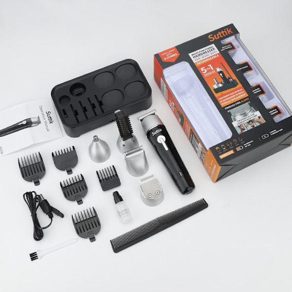 5-i-1 Multifunktionell Hårklippare Kit 516 - Svart