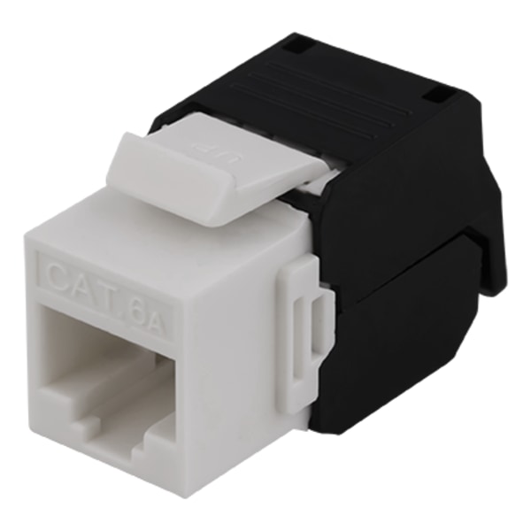 UTP Cat6a keystone connector, "Tool-free"