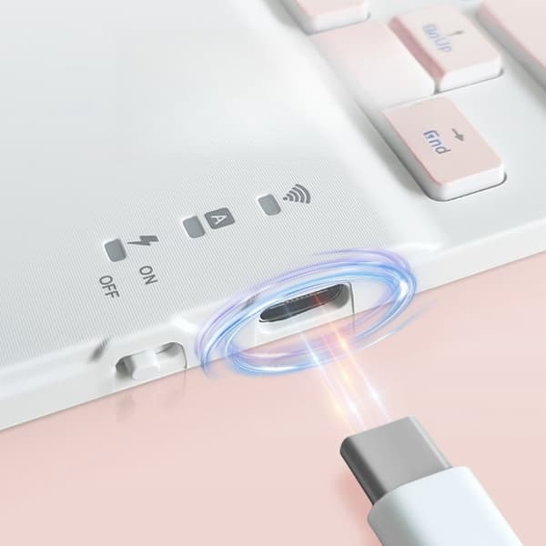 Langaton kosketuslevynäppäimistö tableteille White L White L