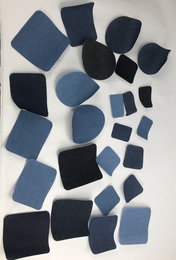 Denimplastre, reparationsplastre til reparation af tøj, jeans 20-pack