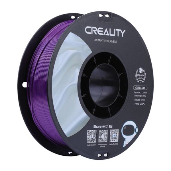CR-Silk PLA Filament Creality (lilla)