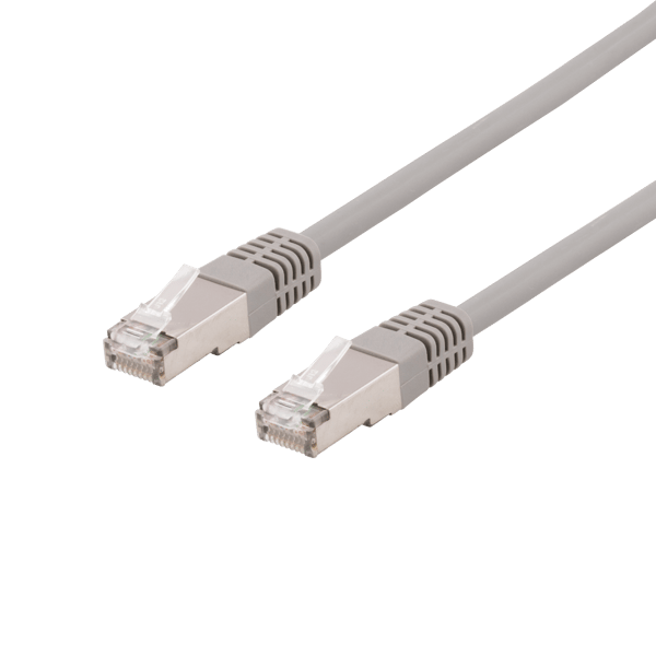 S/FTP Cat6 patch cable 0.3m 250MHz Deltacertified LSZH grey