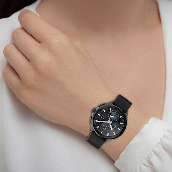 Silikone urrem til Xiaomi Watch 2 Pro/Watch S3 og Honor Watch 4 Pro Sort