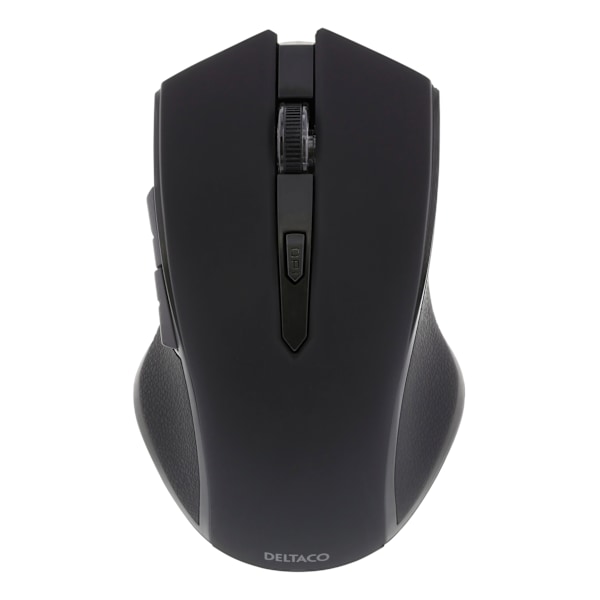 Wireless optical mouse 5 buttons + scroll 1600 DPI USB black