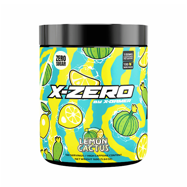 Energidrikpulver X-Zero 160 gram Lemon Cactus