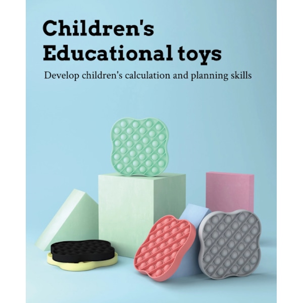 Pop it Fidget toy för avslappning Röd