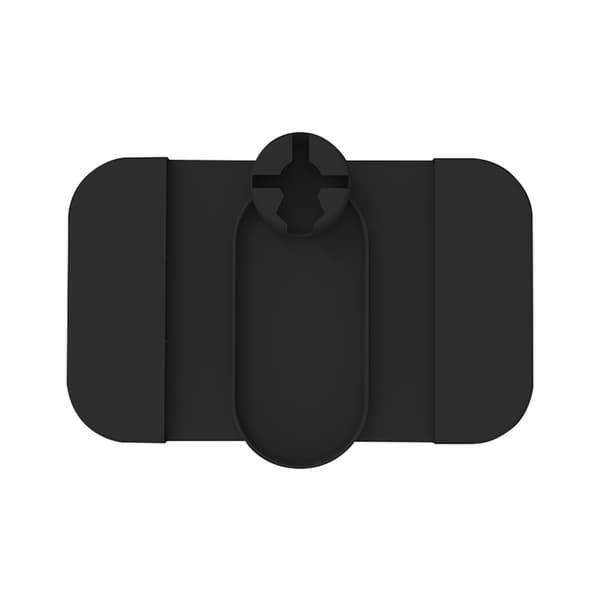 Svart Silikon Soffa Armstöd Mugghållare Bricka - Spillskydd & Organizer