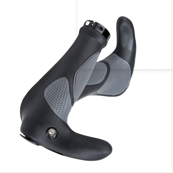 Ergonomiske gummi styrgreb med bar ender til MTB