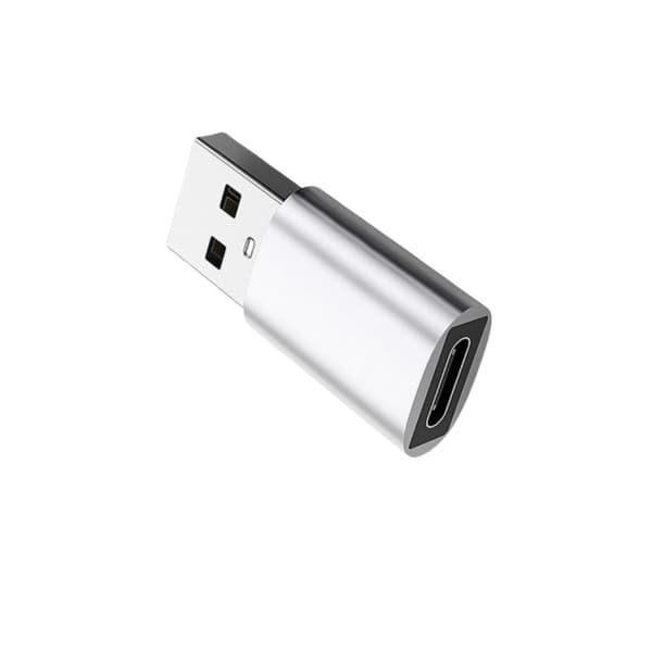 USB 3.0 uros - Type-C naaras -sovitin digitaaliseen ääneen (2 kpl) Silver Silver