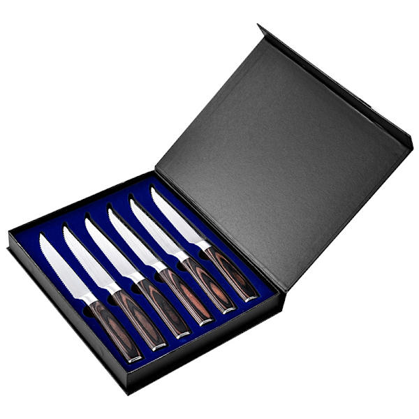A1-001 Steak Knife Set (6-delade) med presentförpackning