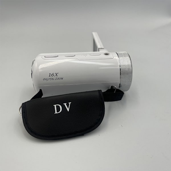 INF HD digitalkamera med vidvinkelobjektiv Hvid