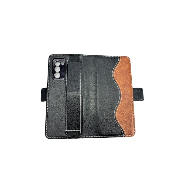 Samsung Galaxy Z Fold-fodral med korthållare och stativ Model 5 Svart