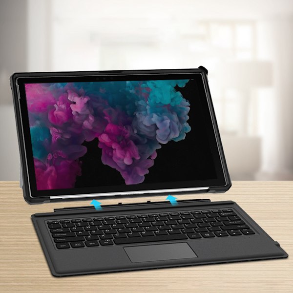 Surface Pro -kotelo: Suojaava, iskunkestävä jalustalla ja hihnalla