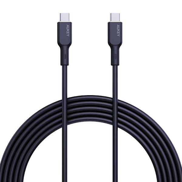 Kabel Aukey CB-SCC102 USB-C till USB-C 1,8m (svart)