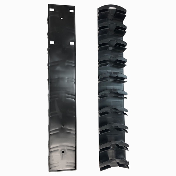 Multi-Layer Basebollkeps Väggmonterad Organizer Rack - Enkel Installation Hattförvaring Black Black