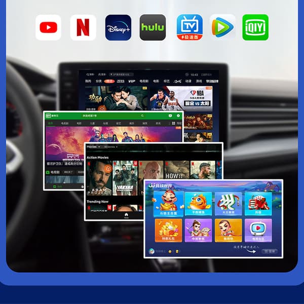 CarPlay Smart Box GT6: Trådløs Android 12 Opgradering