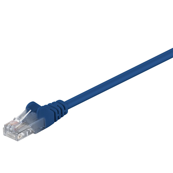 Patchkabel CAT 5e, U/UTP, blå, 7,5 m